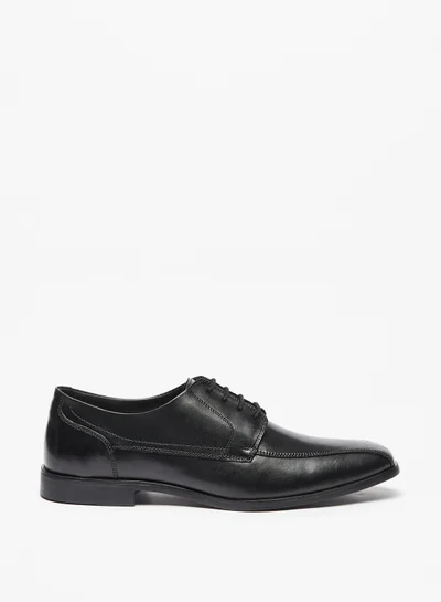 LBL by Shoexpress Mens Solid Lace-Up Derby Shoes