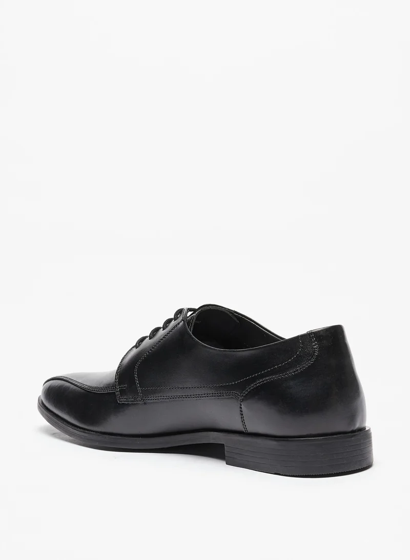 ال بي ال من شو اكسبرس Mens Solid Lace-Up Derby Shoes