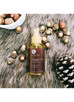 L LUSETA Luseta Argan Oil For Hair 100% Pure Argan Oil Hair Serum For Frizzy Control Dry Damage Hair Repair Hair Shine Smoothing Strengthening & Nourishing All Hair Types 3.38 Fl Oz  - Image 3