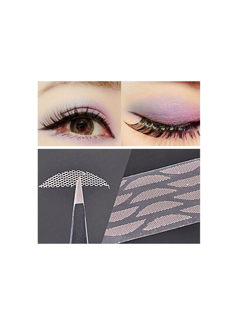 Meetion 600 pcs Eyelid Tape Sticker Invisible Double Fold Eyelid Lace Paste Clear Beige Stripe Self-adhesive Natural Eye Tape Makeup Tool - Image 1
