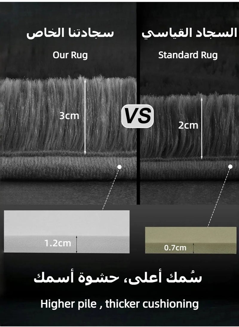 CHU DAI - Luxury Large Area Rug Hotel Grade Ultra Soft Plush Fuzzy Non-Slip Carpets for Nursery  Living Room Bedroom Hypoallergenic Baby Safe - Image 1
