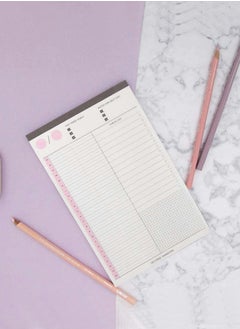 Excefore Daily Planner Pad, 60 Sheets A5 Daily Planner Notes Daily Agenda,Focus, Habit Tracker and to Do List Notepad Planning Pad with Tear-Off Pages,Task Notes Scheduler for Home School Work Office 20*12.5cm  - Image 4