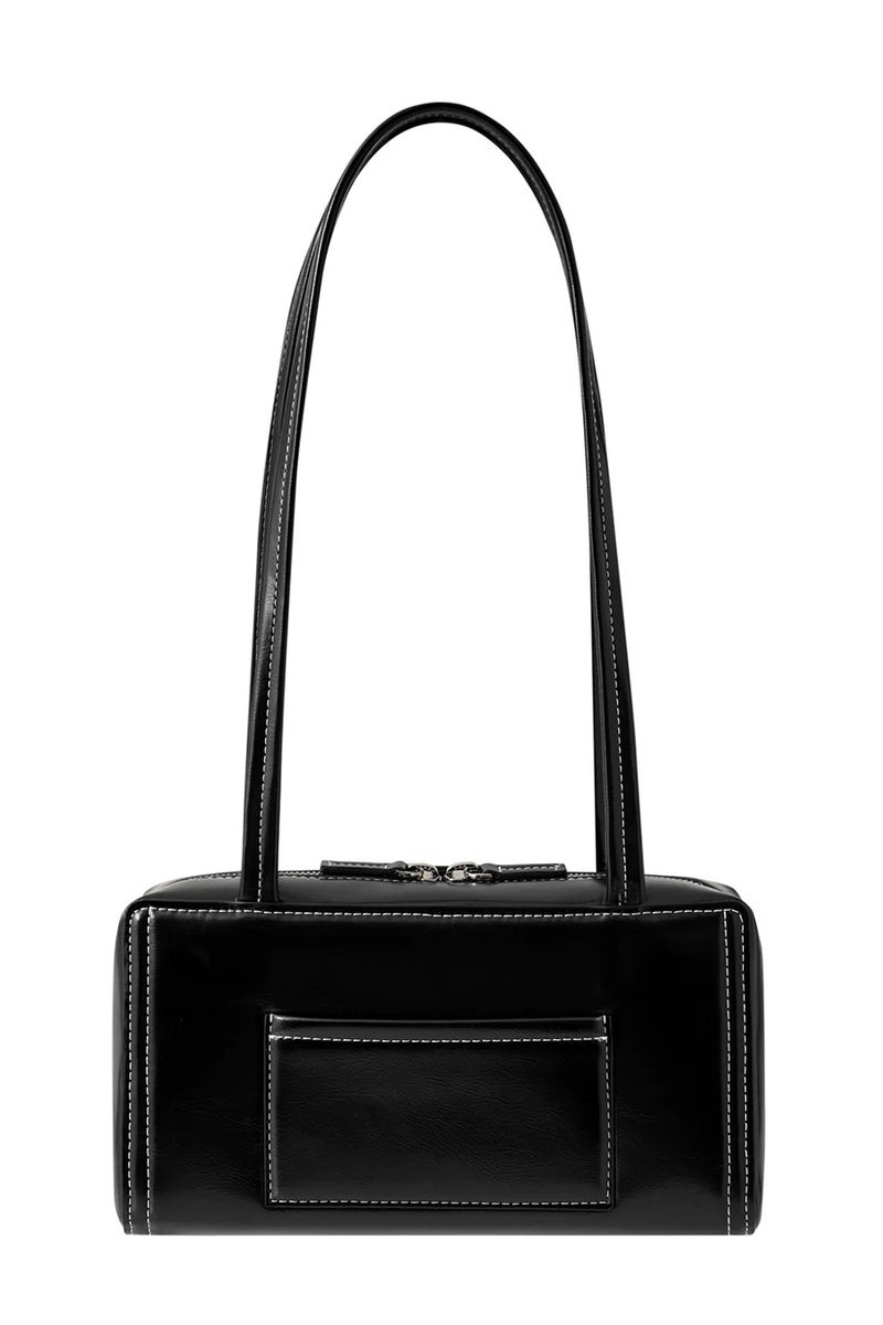 ستاند حقيبة كتف من الجلد مع حزام كتف - Image 2