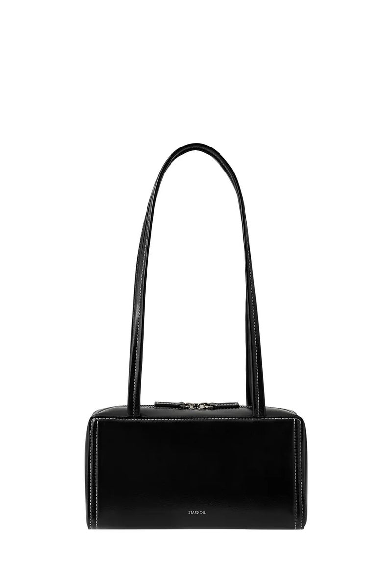 ستاند حقيبة كتف من الجلد مع حزام كتف - Image 1