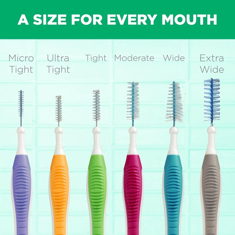GUM Proxabrush GoBetweens  Extra Wide  Interdental Brushes  Soft Bristled Dental Picks for Plaque Removal Health  Safe for Braces  Dental Devices 10 Count Pack of 4 - Image 5