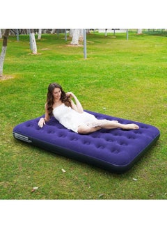 SUKILO Full Size Inflatable Air Mattress – Portable Blow-Up Bed for Camping, Hiking & Home Use – Without Air Pump – Blue  - Image 1
