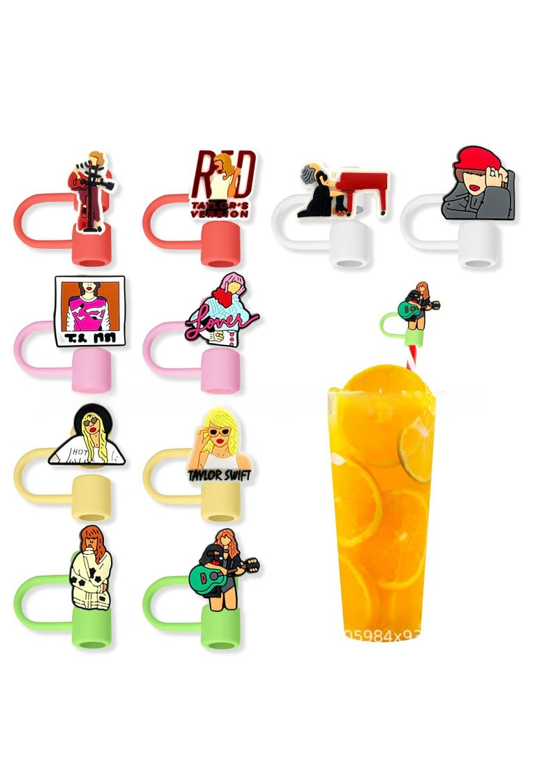 10 Stanley straw caps reusable dustproof silicone straw caps suitable for Stanley cups  - Image 1