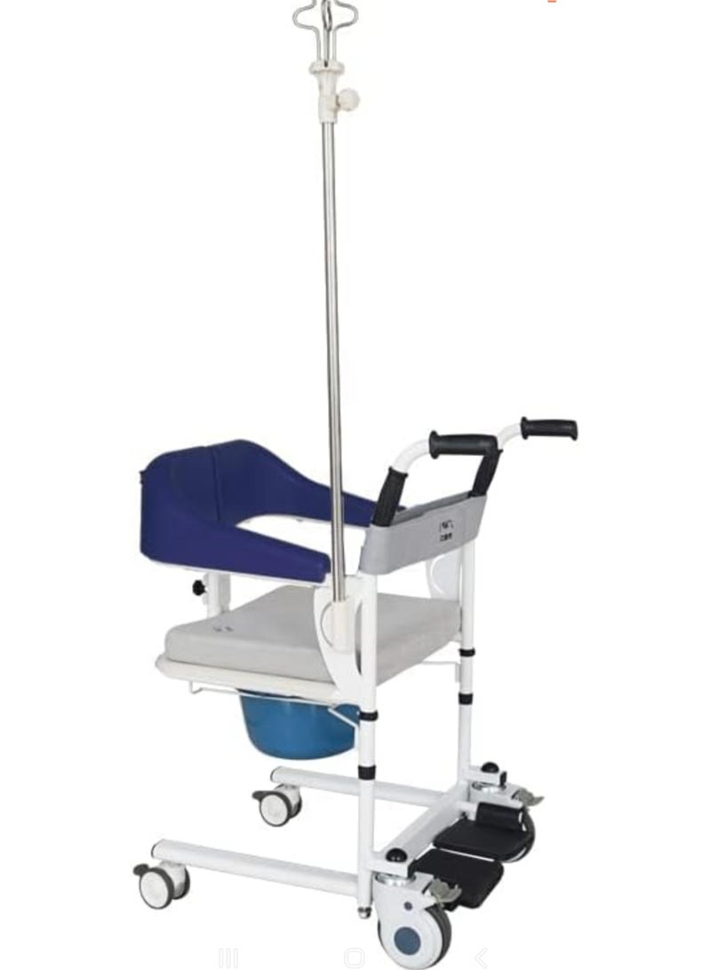 Transfer Commode and Over Toilet Wheelchair - Image 3
