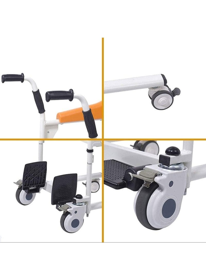 Transfer Commode and Over Toilet Wheelchair - Image 4