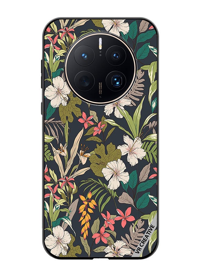 VR CREATIVE Protective Case Cover For Huawei Mate 50 Pro Flower Design Multicolour - Image 1