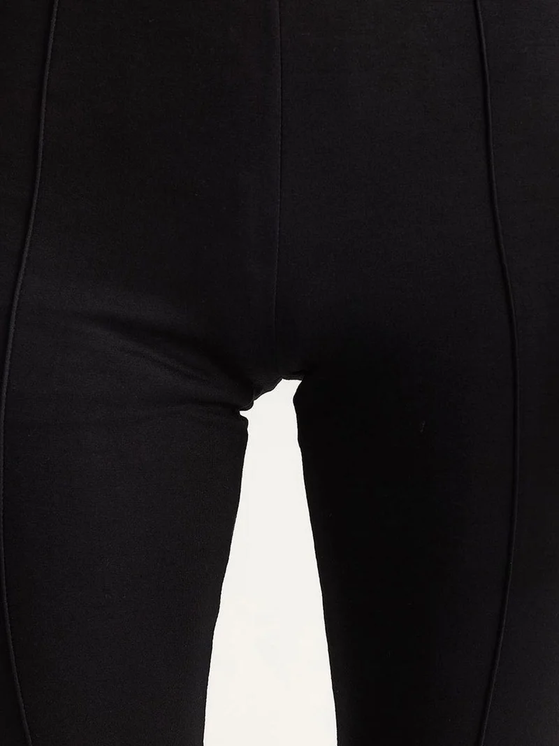Bianco Lucci Black LUCCI Fitted Long Sleeve Crew Neck Two-Piece Set for Women | Best Price UAE