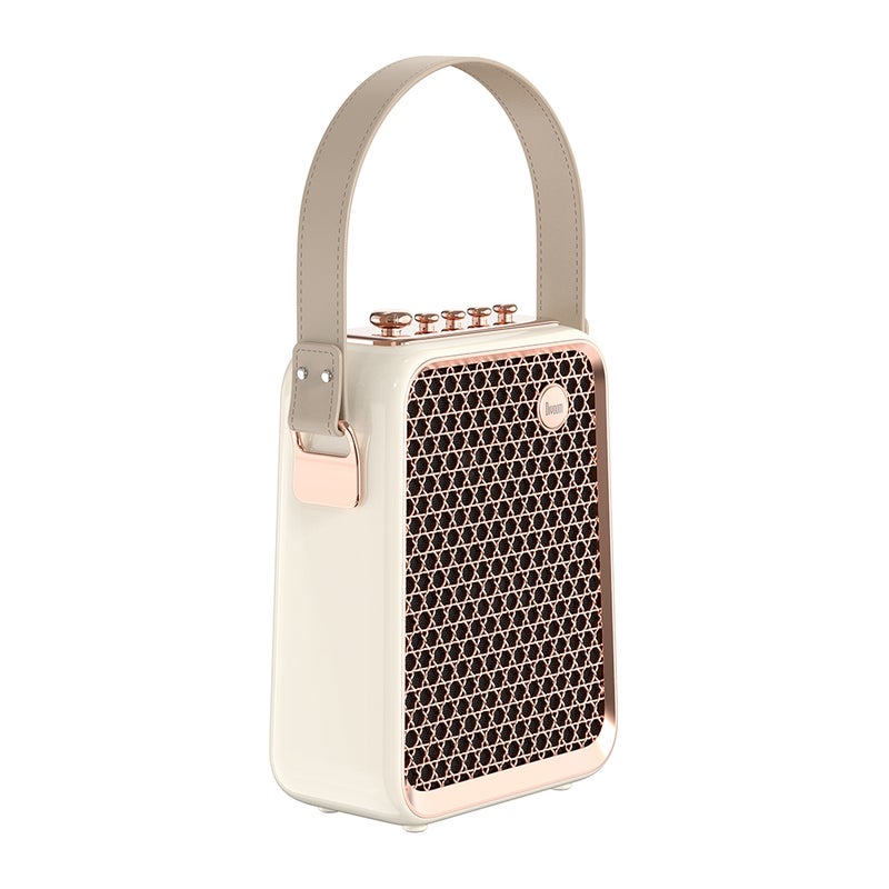 Divoom SongBird-HQ2 50W Karaoke Bluetooth Speaker with Dual Microphones, White - Image 4