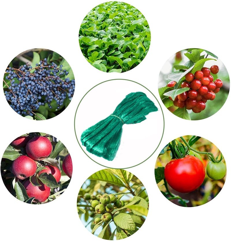 CandyHome CandyHome 13Ft x 33Ft Anti Bird Protection Mesh Garden Netting Seedlings Plants Flowers Fruit Trees Vegetables from Rodents Deer Reusable Fencing, Green  - Image 4
