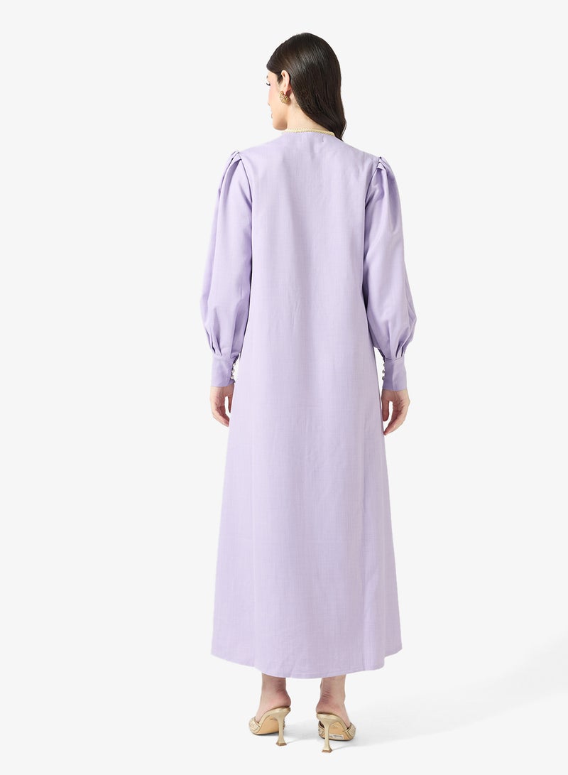 Khizana Embroidered Jalabiya - Image 2