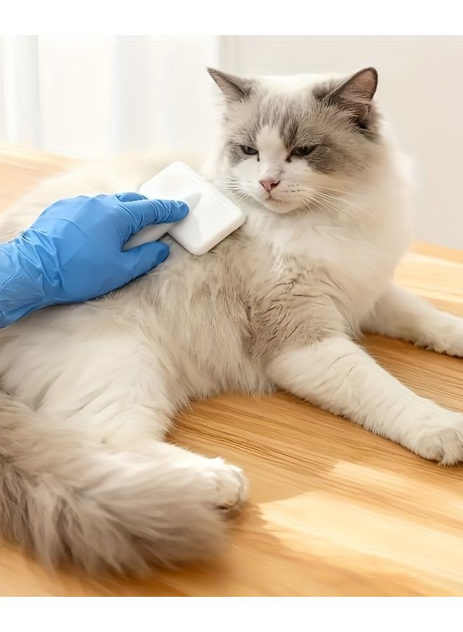 Blue XL Disposable Nitrile Gloves Latex Free Durable Lightweight for Household Cleaning Nail Art Tattoo - Image 5