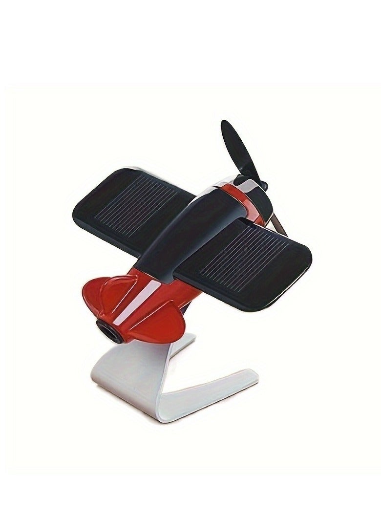 Solar-powered Aircraft Creative Men's Car Decoration Car Interior Accessories Desktop Decorations Gifts - Image 5