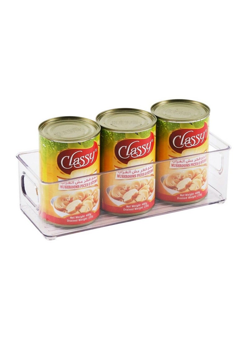 Homesmiths Clear Pantry Storage Bin Small 25.5 X 10 X 7.6 Cm - Image 2