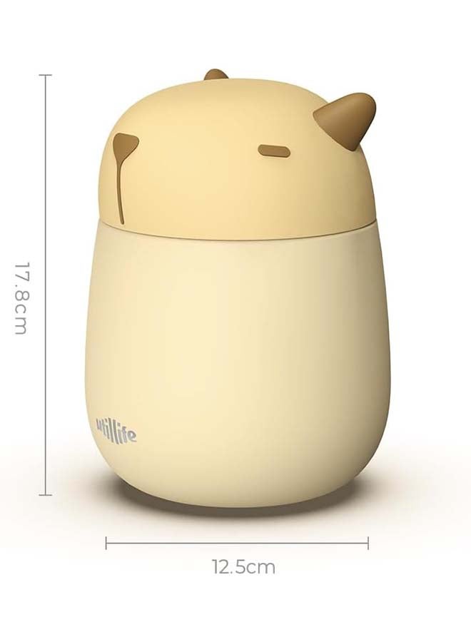 Utilife Zoofiesta Kids Insulated Food Jar - Capybara - Vacuum Thermos for Hot & Cold Meals - Image 2