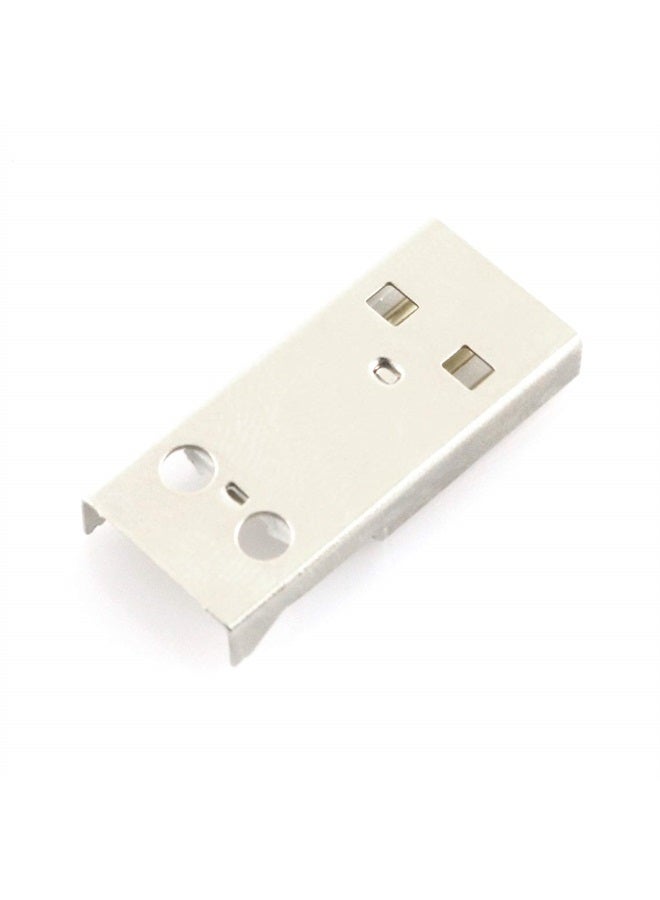 Maxmoral 10PCS USB 2.0 Connector A Type Male 4-Pin Plug with Black Plastic Cover DIY Connector - Image 5