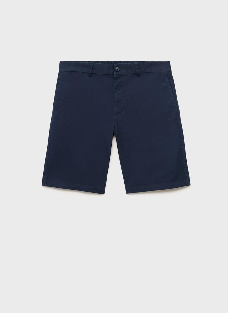 Mango Man - Slim-Fit Chino Bermuda Shorts - Image 1