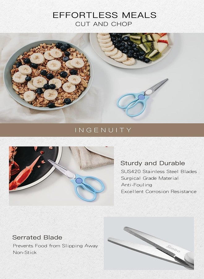 Simba Premium Portable Safety Food Scissors (Pink) - Image 4