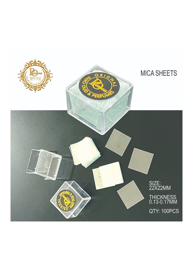 PARO OUD - Mica Sheets for Bakhoor incense 100 pcs - Image 1