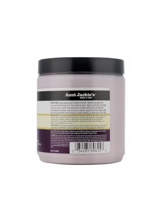Aunt Jackie's Aunt Jackie’s Curl La La Curl Defining Custard 426g – For Natural Curls, Coils & Waves – Sulfate-Free with Shea Butter - Image 4