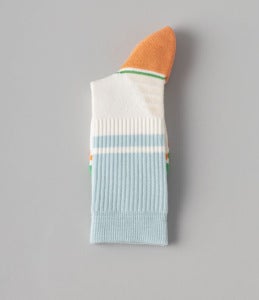 Generic Badminton Socks Childrens Mid-tube Socks Professional Sports Spring and Autumn Running Towel Bottom Thickened Shock Absorbing Fitness Socks Blue upper cylinder 
