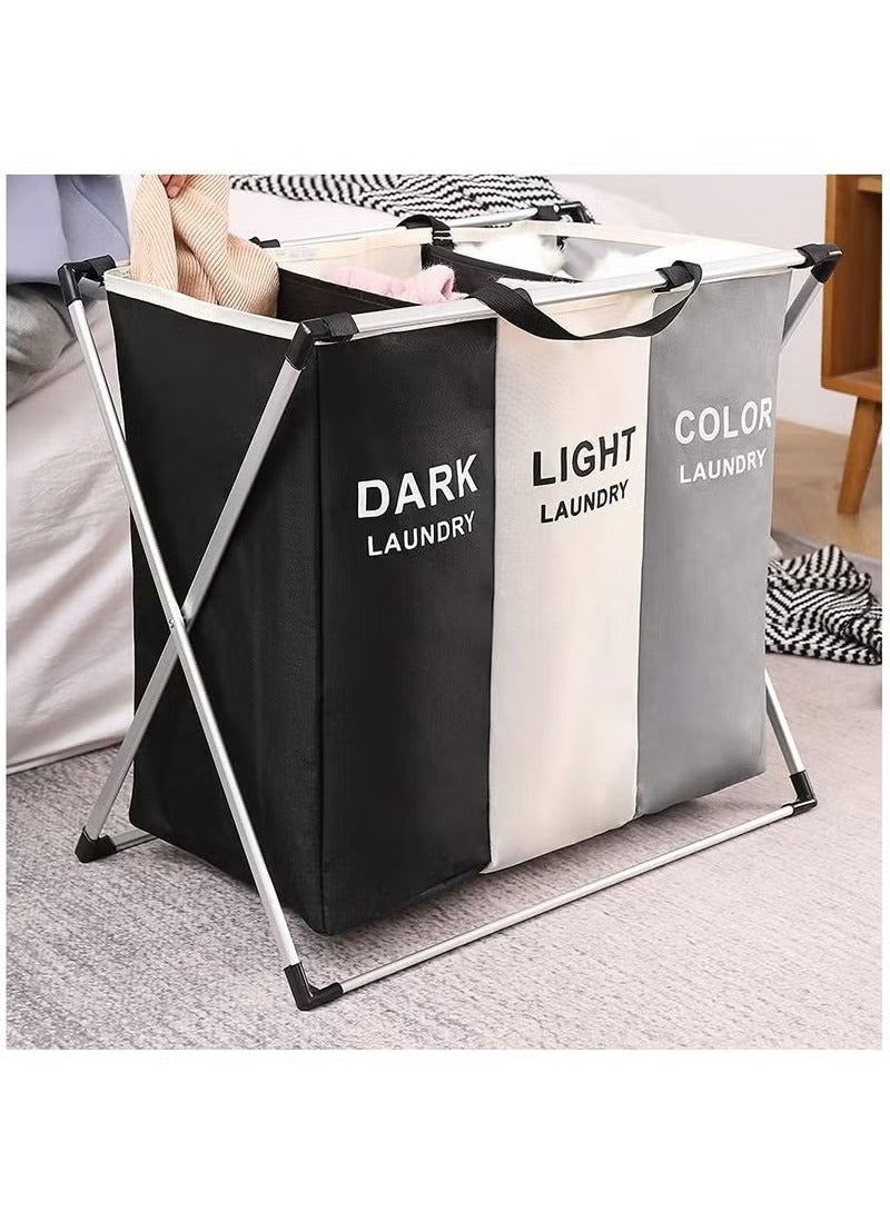 Laundry Storage Basket,Stylish Organizer for Dirty Clothes, Bedroom & Bathroom - Image 2