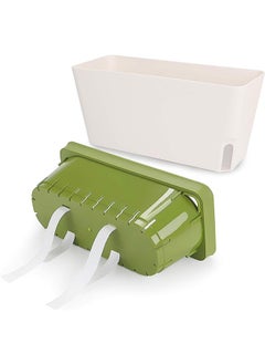 LENND Windowsill Herb Planter Box, Set of 3, Self Watering Plant Pots, 10.5 Inch Rectangular Planter Pots, Decorative Garden Flower Pots for Indoor Plants, Herbs, Vegetables, Flowers  - Image 2