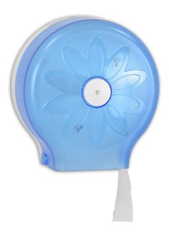 LACOT GENERAL TRADING LLC Mini Jumbo Toilet Roll Dispenser with Safety Key Locking System-Blue  - Image 1