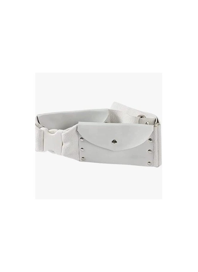 REBENUO The Ihram belt for Hajj and Umrah, very large size, white color - 130 cm long  - Image 1