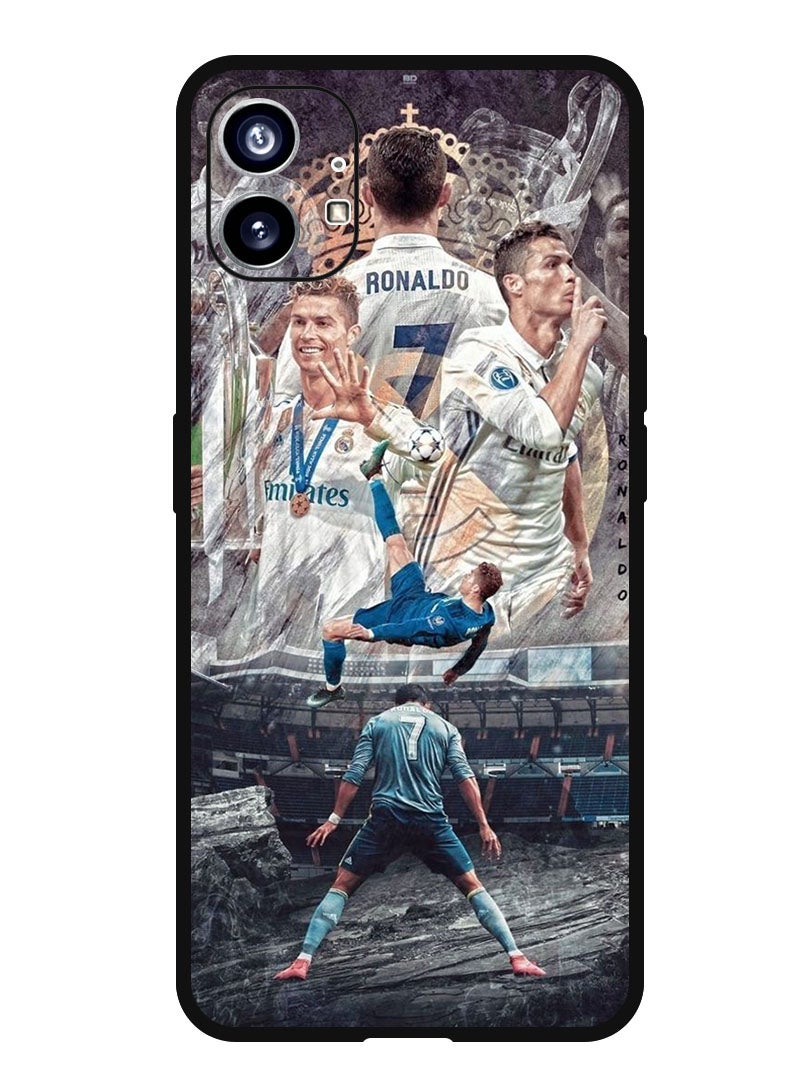 Theodor حافظة واقية مضادة للخدش صدمة قوية غطاء حماية لهاتف ناثينغ 1 رونالدو 1 - Image 1