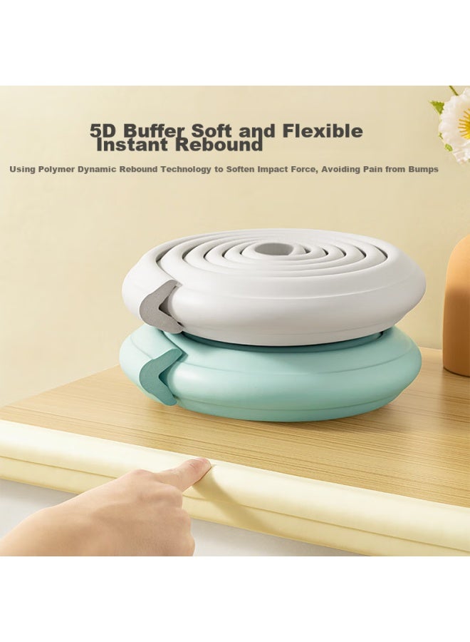 Beptides Beipesi Anti-collision Strip, Baby Home Wall Corner Protection Edge Trim, No-adhesive Wide Thick Foam Strip, 2m*1 Piece - Image 4