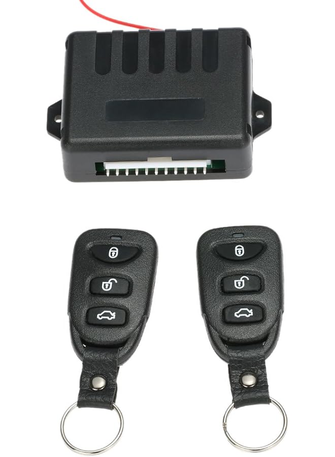 الكبريت قفل باب السيارة العالمي، نظام دخول بدون مفتاح، طقم قفل مركزي للتحكم عن بعد مع زر تحرير صندوق السيارة - Image 2