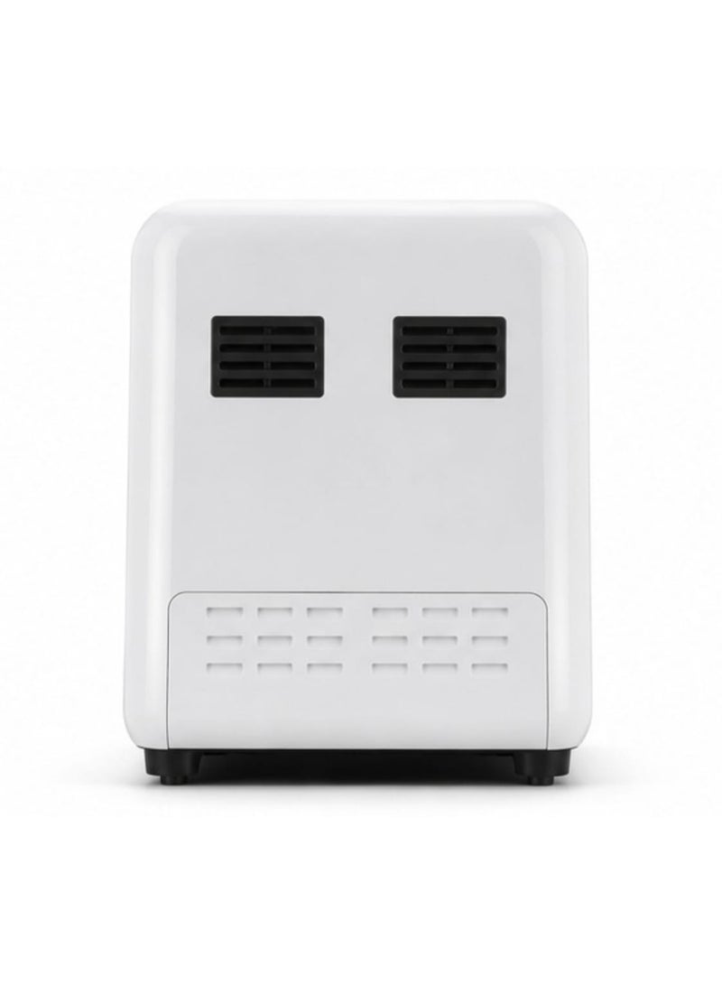 Portable Mini Air Fryer Oven, 2L Compact Oil-Free Electric, 1200W, White - Image 4