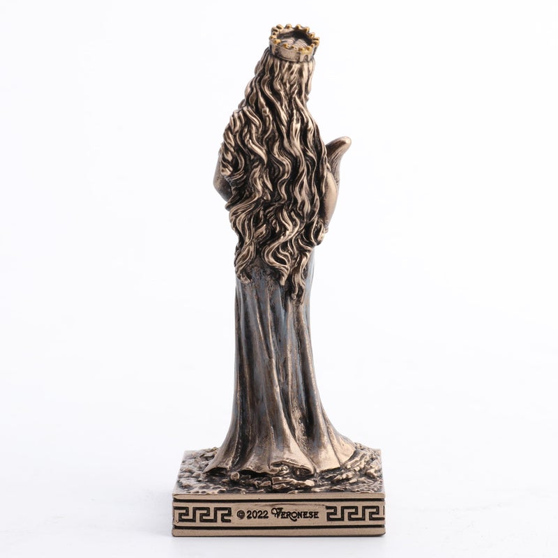 Veronese Design 3 1/2 Inches Fortuna Greek Goddess of Good Fortune Resin Miniature Statue Figurine Collectible - Image 3