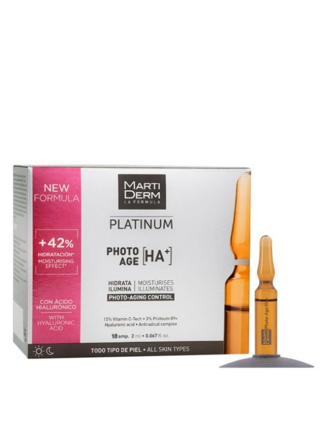 Martiderm Platinum Photo-Age HA+ Photo-Aging Control 10 ampoules - Image 1
