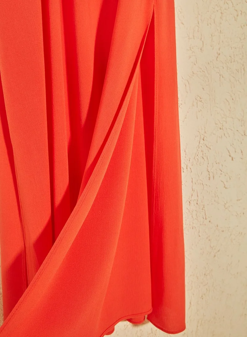 trendyol Coral Maxi Dress