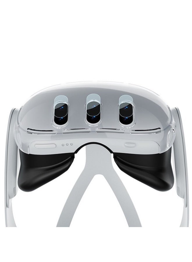 AOLION For Meta quest3 VR Glasses Protecive Kit Crystal Case + Lens Cover + Tempered Glass Screen Protector + Joystick Cap - Image 3