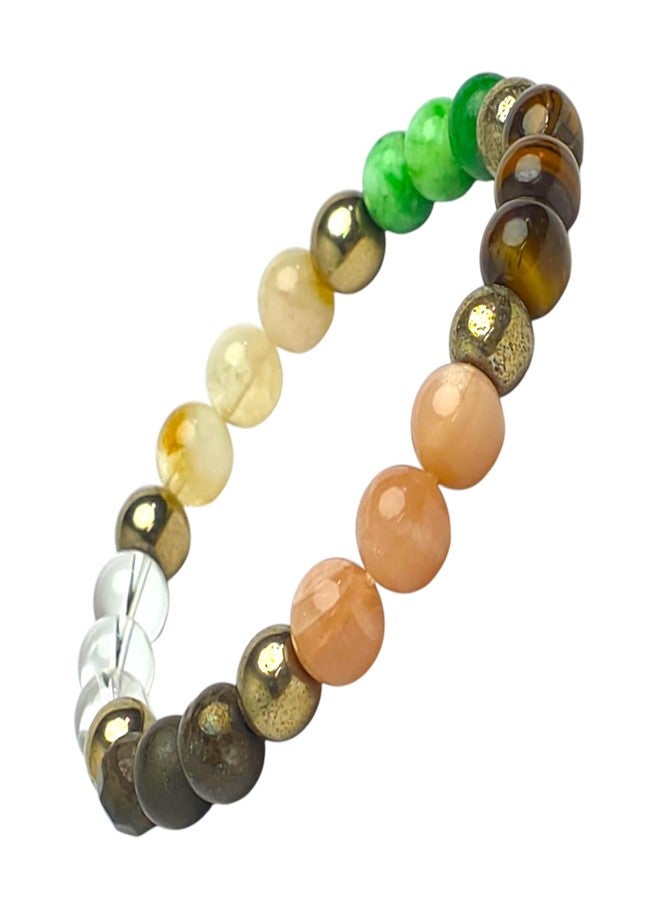REGLET Dhan Vriddhi Bracelet for Prosperity & Abundance | Attract Wealth, Boost Confidence & Enhance Focus with Natural Healing Stone Beads | Natural Healing Bracelet - Image 1