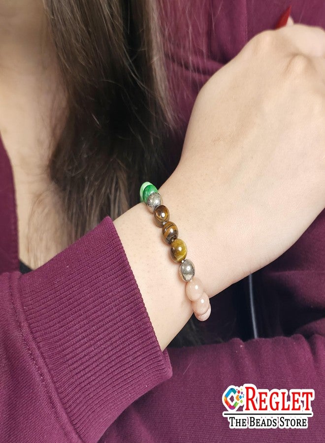 REGLET Dhan Vriddhi Bracelet for Prosperity & Abundance | Attract Wealth, Boost Confidence & Enhance Focus with Natural Healing Stone Beads | Natural Healing Bracelet - Image 4