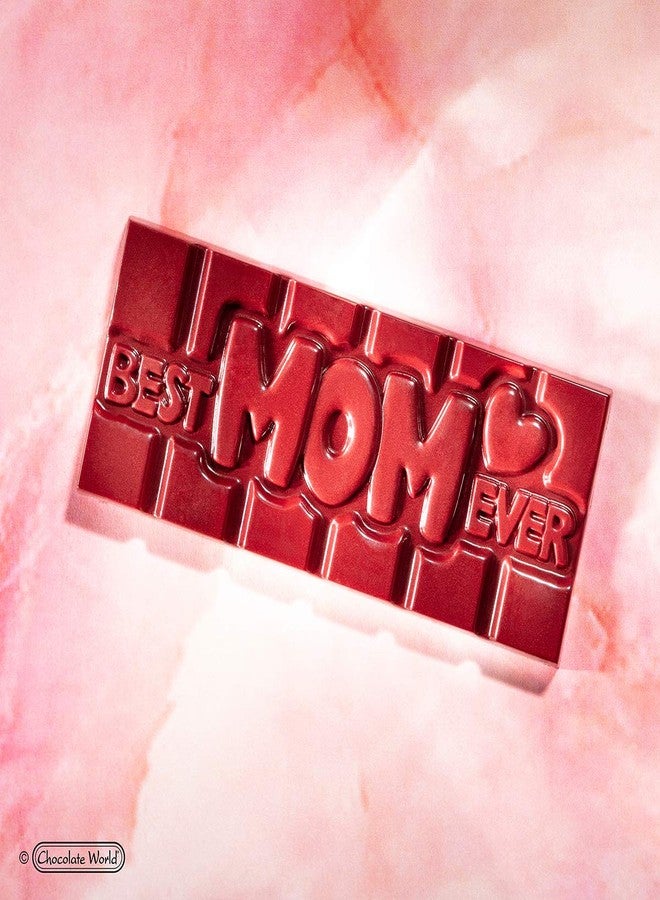 Chocolate World CW12016 Best-Mom-Ever Polycarbonate Candy Mold with 4 Cavities, Each 50mm x 118mm x 8mm High - Image 4