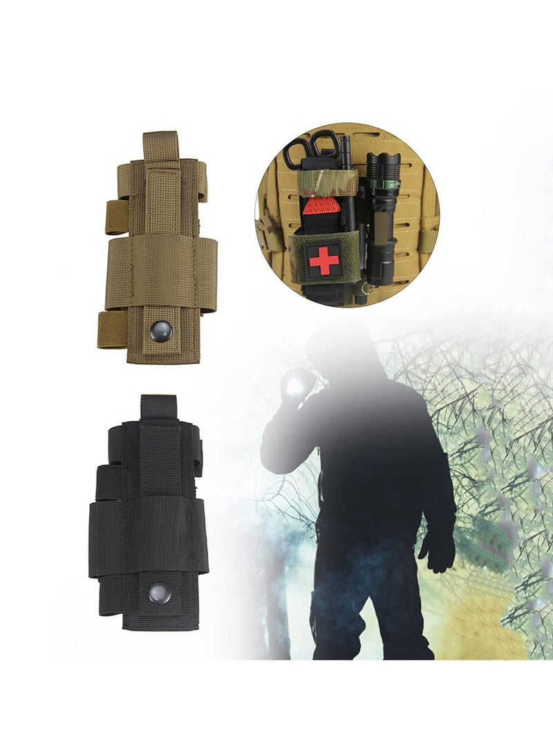 Tactical First Aid Pouch - Water-Resistant Nylon Tourniquet Holder for Outdoor Survival, Camping, Hiking & Emergency Response