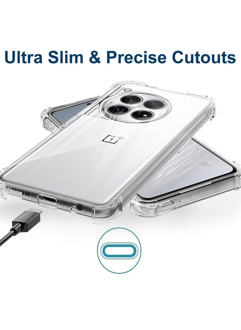 ELTRAZONE حافظة متوافقة مع OnePlus 12 - غطاء TPU رقيق مع حماية الكاميرا وغطاء مرن مضاد للخدش لهاتف OnePlus 12 5G (شفاف) - Image 5