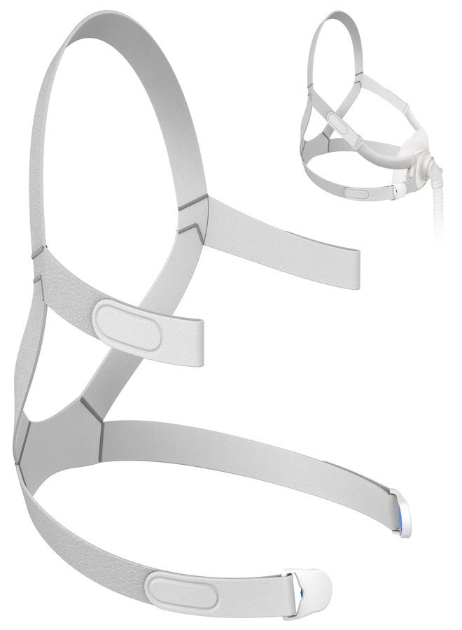 MEDICOLOR Head Strap for Airfit F40 with CPAP Magnetic Clips, Adjustable & Soft Strap Replacement for Secure Fit and Comfort - Image 1
