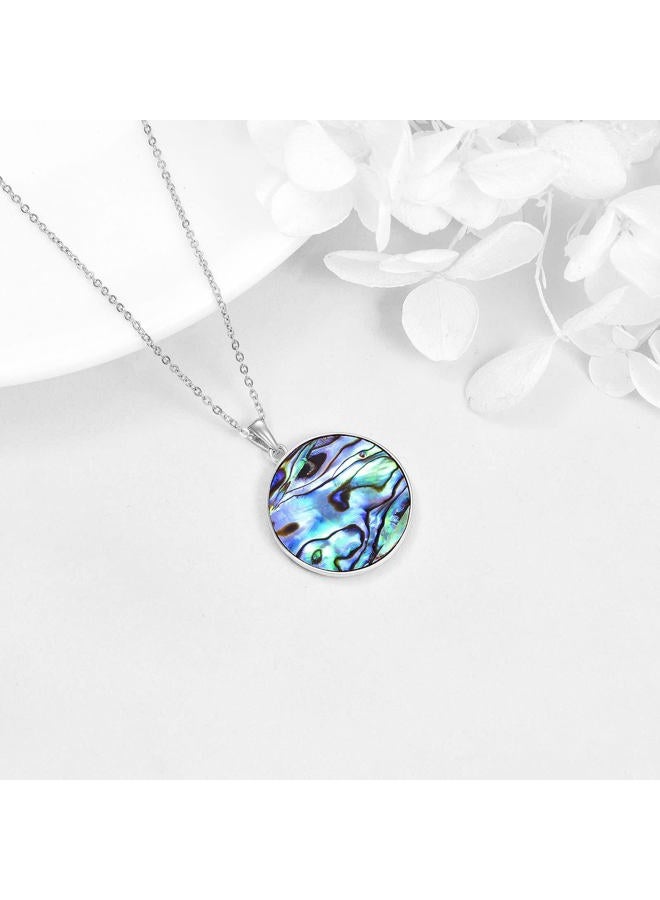 YFN Anubis Necklace Sterling Silver Egyptian Pendant Abalone Shell Egypt Jewelry Gifts for Women Men - Image 3