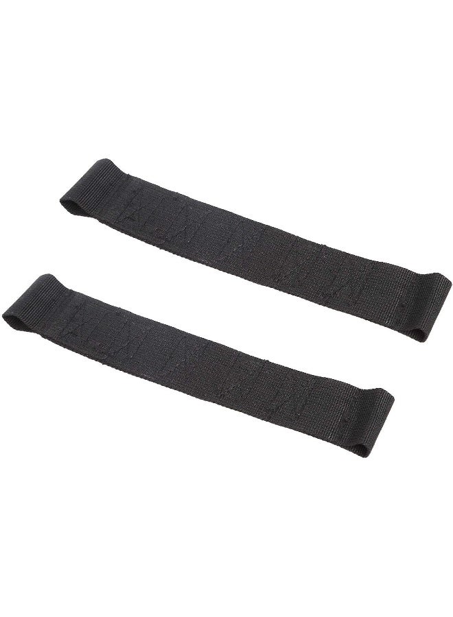 JeCar For Jeep Door Strap, 2Pcs Front & Rear Heavy Duty Door Limiting Check Strap For Jeep Wrangler Cj Yj Tj Jk & Unlimited (Black) - Image 2