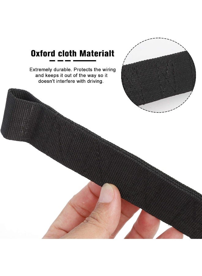 JeCar For Jeep Door Strap, 2Pcs Front & Rear Heavy Duty Door Limiting Check Strap For Jeep Wrangler Cj Yj Tj Jk & Unlimited (Black) - Image 3