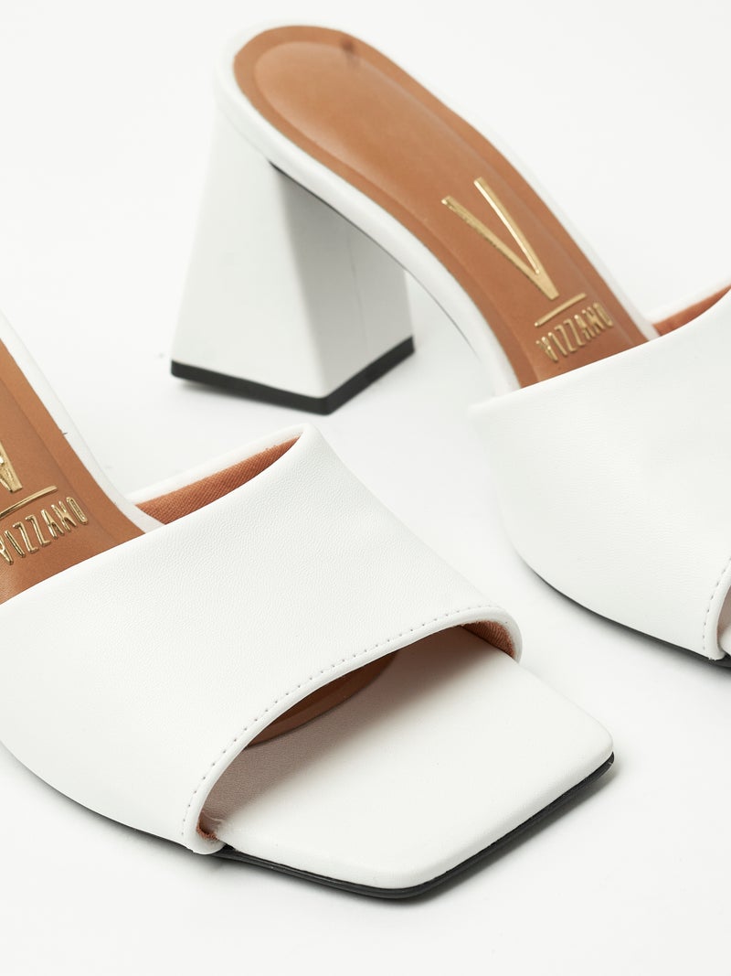 VIZZANO Mid Heels Sandals for Women – Sling Back Heel Sandals for Girls with Ankle Strap - Image 4